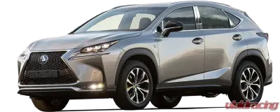 Quality Automotive Accessories 12-Piece Stainless Steel Pillar Post Trim Lexus NX 4-Door SUV 2015-2021 - PP15193