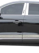 Quality Automotive Accessories 1-Piece Stainless Steel Accent Trim Lincoln MKX 4-Door SUV 2016-2018                                     - ML56660 - Image 2