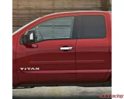 Quality Automotive Accessories 2-Piece Chrome Plated ABS plastic Mirror Cover Set Nissan Titan 4-Door 2016-2022 - MC17520