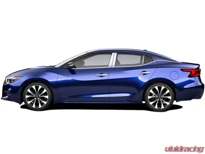 Quality Automotive Accessories 4-Piece Stainless Steel Pillar Post Trim Nissan Maxima 4-Door Sedan 2016-2022 - PP16540