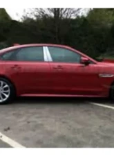 Quality Automotive Accessories 8-Piece Stainless Steel Pillar Post Trim Jaguar XF 4-Door Sedan 2016-2022                                     - PP16099 - Image 2