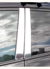 Quality Automotive Accessories 12-Piece Stainless Steel Pillar Post Trim Toyota Rav4 4-Door SUV 2019-2022                                     - PP19184 - Image 2