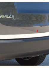 Quality Automotive Accessories 1-Piece Stainless Steel Rear Deck Trim Trunk Lid Accent Toyota Rav4 4-Door SUV 2019-2022                                     - RD19180 - Image 2