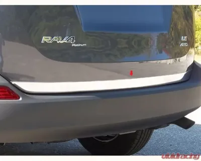 Quality Automotive Accessories 1-Piece Stainless Steel Rear Deck Trim Trunk Lid Accent Toyota Rav4 4-Door SUV 2019-2022 - RD19180