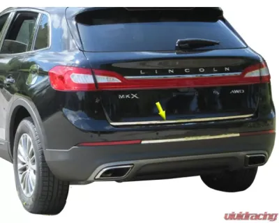 Quality Automotive Accessories 1-Piece Stainless Steel Rear Deck Trim Trunk Lid Accent Cadillac XT4 4-Door SUV 2019-2022 - RD59210
