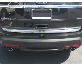 Quality Automotive Accessories 1-Piece Stainless Steel Rear Deck Trim Trunk Lid Accent Ford Explorer 4-Door SUV 2020-2022