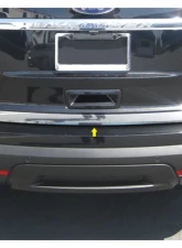 Quality Automotive Accessories 1-Piece Stainless Steel Rear Deck Trim Trunk Lid Accent Ford Explorer 4-Door SUV 2020-2022                                     - RD60330 - Image 2