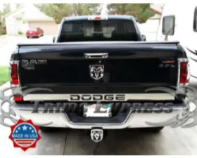 Quality Automotive Accessories 2-Piece Stainless Steel Sliding Rear Window Trim Accents Ram Trucks Ram 4-Door 2009-2018