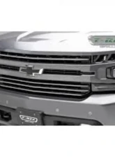 Quality Automotive Accessories 4-Piece Chrome Plated ABS plastic Grill Overlay Chevrolet Silverado 2-Door 4-Door 1500 LT RST 2019-2022                                     - SGC59170 - Image 2