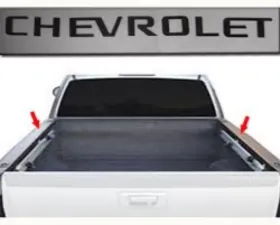 Quality Automotive Accessories 7-Piece Stainless Steel CHEVROLET Tailgate Letter Insert Chevrolet Silverado 2-Door 4-Door 1500 2019-2022