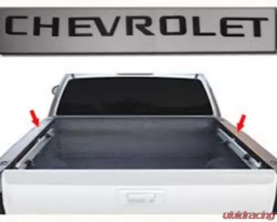 Quality Automotive Accessories 7-Piece Stainless Steel CHEVROLET Tailgate Letter Insert Chevrolet Silverado 2-Door 4-Door 1500 2019-2022 - SGR59170