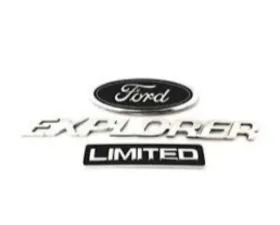 Quality Automotive Accessories 16-Piece Stainless Steel EXPLORER Lower Door Letter Insert Ford Explorer 4-Door SUV 2020-2022