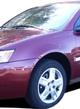 Quality Automotive Accessories 2-Piece Stainless Steel Logo emblem Saturn Ion 4-Door Sedan 2005-2007                                     - SGR45411 - Image 2