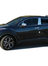 Quality Automotive Accessories 6-Piece Stainless Steel Door Handle Accent Trim Toyota C-HR 4-Door Crossover SUV 2018-2022                                     - DH18140 - Image 2