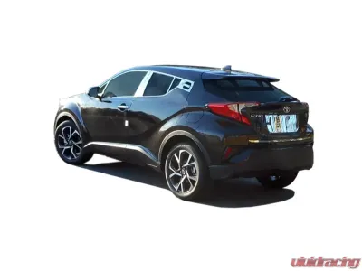Quality Automotive Accessories 6-Piece Stainless Steel Door Handle Accent Trim Toyota C-HR 4-Door Crossover SUV 2018-2022 - DH18140