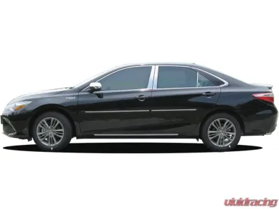 Quality Automotive Accessories 4-Piece Stainless Steel Wheel Well Accent Trim Toyota Camry 4-Door Sedan 2015-2017 - WQ15130