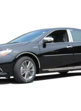 Quality Automotive Accessories 4-Piece Stainless Steel Wheel Well Accent Trim Toyota Camry 4-Door Sedan 2015-2017                                     - WQ15130 - Image 2
