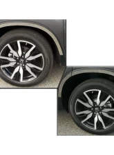 Quality Automotive Accessories 6-Piece Stainless Steel Wheel Well Accent Trim Honda Pilot 4-Door SUV 2016-2022                                     - WQ16260 - Image 2