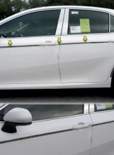 Quality Automotive Accessories 13-Piece Stainless Steel Body Side Molding Accent Trim Toyota Camry 4-Door Sedan 2018-2022                                     - AT18130 - Image 8