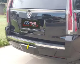 Quality Automotive Accessories 1-Piece Stainless Steel Rear Bumper Trim Accent Cadillac Escalade 4-Door SUV 2015-2020