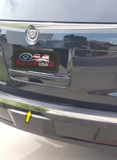 Quality Automotive Accessories 1-Piece Stainless Steel Rear Bumper Trim Accent Cadillac Escalade 4-Door SUV 2015-2020                                     - BI55255 - Image 4