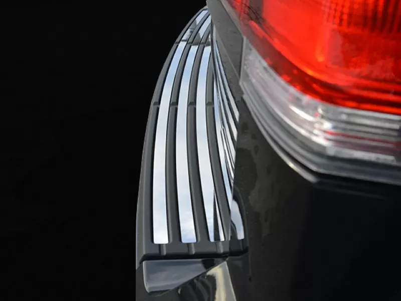 Quality Automotive Accessories 4-Piece Stainless Steel Rear Bumper Trim Accent Lincoln Navigator 4-Door SUV 2015-2017 - BI55655