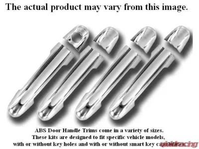 Quality Automotive Accessories 8-Piece Chrome Plated ABS plastic Door Handle Cover Kit Hyundai Sonata 4-Door Sedan 2011-2014 - DH11361