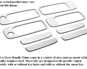 Quality Automotive Accessories 12-Piece Stainless Steel Door Handle Accent Trim Infiniti I35 4-Door Sedan 2002-2004
