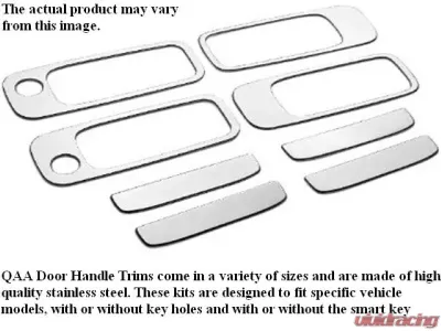 Quality Automotive Accessories 12-Piece Stainless Steel Door Handle Accent Trim Infiniti I35 4-Door Sedan 2002-2004 - DH22045