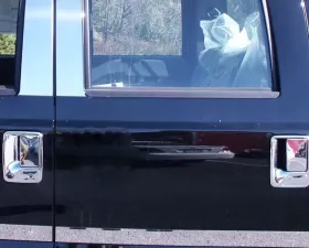 Quality Automotive Accessories 8-Piece Chrome Plated ABS plastic Door Handle Cover Kit Ford Excursion 4-Door SUV 2000-2005
