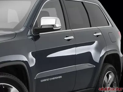 Quality Automotive Accessories 8-Piece Chrome Plated ABS plastic Door Handle Cover Kit Jeep Grand Cherokee 4-Door SUV 2011-2021 - DH51082