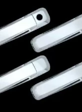 Quality Automotive Accessories 8-Piece Chrome Plated ABS plastic Door Handle Cover Kit Jeep Cherokee 4-Door SUV 2014-2022                                     - DH54090 - Image 3