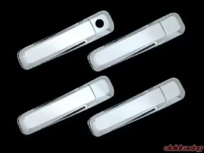 Quality Automotive Accessories 8-Piece Chrome Plated ABS plastic Door Handle Cover Kit Jeep Cherokee 4-Door SUV 2014-2022 - DH54090