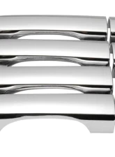 Quality Automotive Accessories 8-Piece Chrome Plated ABS plastic Door Handle Cover Kit Jeep Renegade 4-Door SUV 2015-2022                                     - DH55070 - Image 4