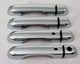 Quality Automotive Accessories 8-Piece Chrome Plated ABS plastic Door Handle Cover Kit Jeep Renegade 4-Door SUV 2015-2022