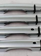 Quality Automotive Accessories 8-Piece Chrome Plated ABS plastic Door Handle Cover Kit Jeep Renegade 4-Door SUV 2015-2022                                     - DH55071 - Image 4