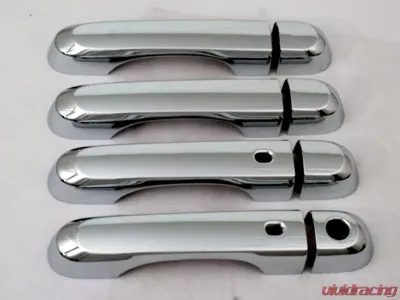 Quality Automotive Accessories 8-Piece Chrome Plated ABS plastic Door Handle Cover Kit Jeep Renegade 4-Door SUV 2015-2022 - DH55071