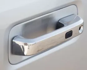 Quality Automotive Accessories 12-Piece Chrome Plated ABS plastic Door Handle Cover Kit Ford F-250 & F-350 Super Duty 4-Door 2017-2022