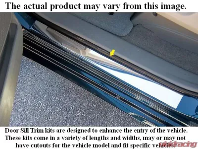 Quality Automotive Accessories 2-Piece Stainless Steel Door Sill trim Hyundai Genesis 2-Door Coupe 2010-2010 - DS10348
