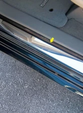 Quality Automotive Accessories 2-Piece Stainless Steel Door Sill trim Toyota Sienna 4-Door Minivan 2011-2020                                     - DS11150 - Image 4