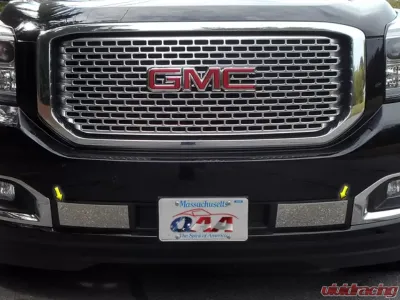 Quality Automotive Accessories 2-Piece Stainless Steel Front Bumper Trim GMC Yukon 4-Door SUV 2015-2020 - FB55297