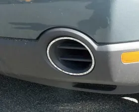 Quality Automotive Accessories 2-Piece Stainless Steel Front Vent Trim Chrysler Pacifica 4-Door SUV 2004-2008