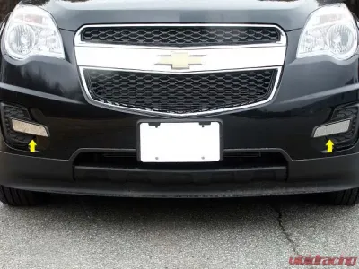 Quality Automotive Accessories 2-Piece Stainless Steel Front Vent Trim Chevrolet Equinox 4-Door SUV 2010-2015 - FV50160