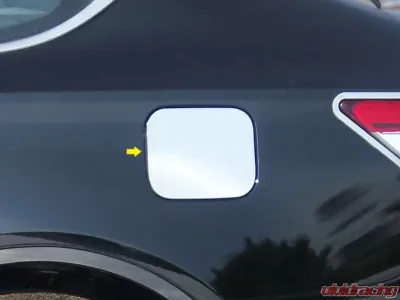 Quality Automotive Accessories 1-Piece Stainless Steel Gas Door Cover Trim Toyota Avalon 4-Door Sedan 2013-2018 - GC13165