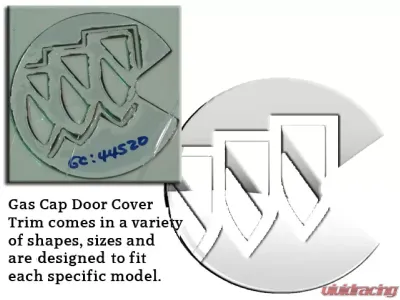 Quality Automotive Accessories 1-Piece Stainless Steel Gas Door Cover Trim Buick Rainier 4-Door SUV 2004-2007 - GC44520