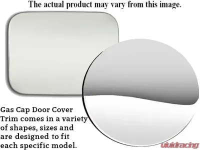 Quality Automotive Accessories 1-Piece Stainless Steel Gas Door Cover Trim Buick Enclave 4-Door SUV 2008-2017 - GC48530