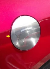 Quality Automotive Accessories 1-Piece Stainless Steel Gas Door Cover Trim Buick Verano 4-Door Sedan 2012-2017                                     - GC52540 - Image 4