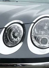 Quality Automotive Accessories 10-Piece Stainless Steel Head Light Accent Trim Kia Amanti 4-Door Sedan 2004-2006                                     - HL24800 - Image 4