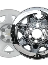 Quality Automotive Accessories 4-Piece Chrome Plated ABS plastic Wheel Cover Chevrolet Silverado 2-Door 4-Door 2014-2016                                     - HUB54181 - Image 3