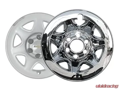 Quality Automotive Accessories 4-Piece Chrome Plated ABS plastic Wheel Cover Chevrolet Silverado 2-Door 4-Door 2014-2016 - HUB54181